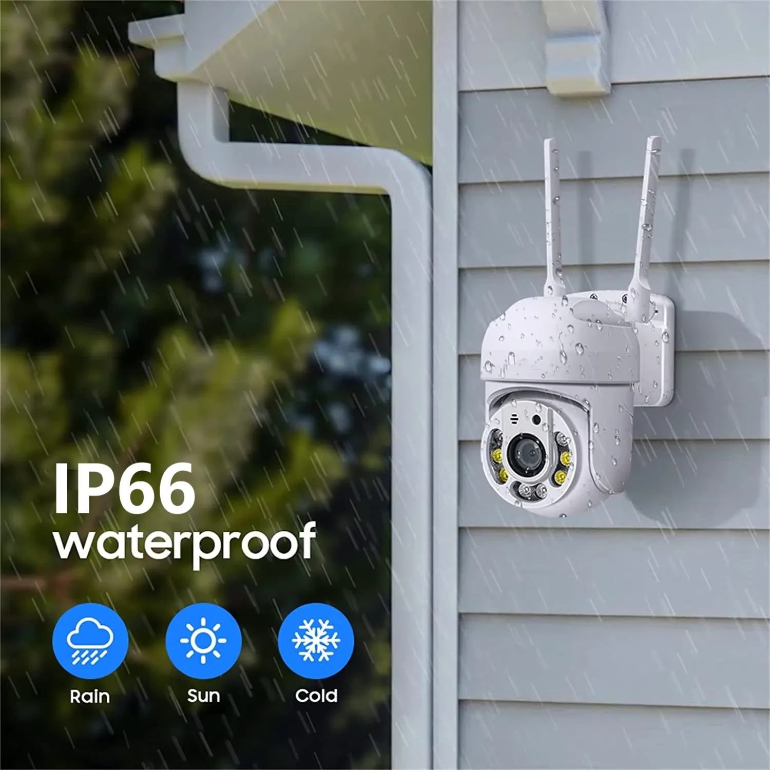 Tuya 4mp Ptz Wifi Security Camera Outdoor Waterproof Dual-band_voghion.com