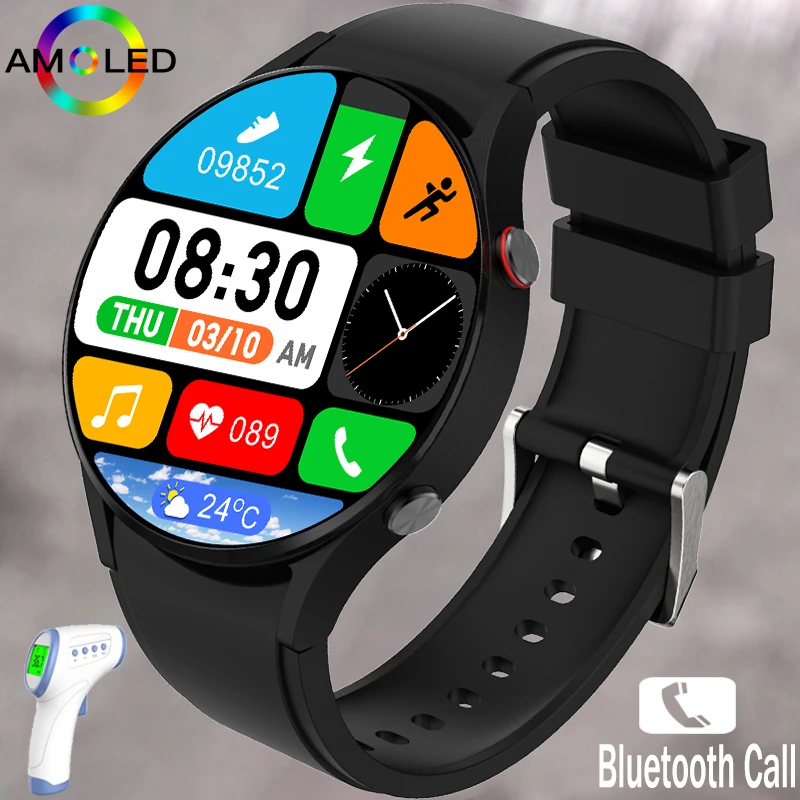 

Lige теплоконтроль интеллектуальные часы AMOLED мужские часы часы часы часы часы синий зуб вызов интеллектуальные часы фитнес