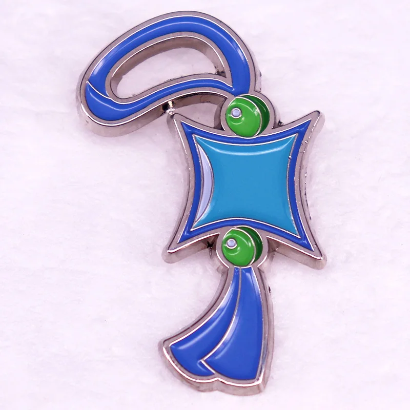 Glänzender Charm Emaille Pin Spiel Abzeichen Brosche Schmuck Gamer Geschenk