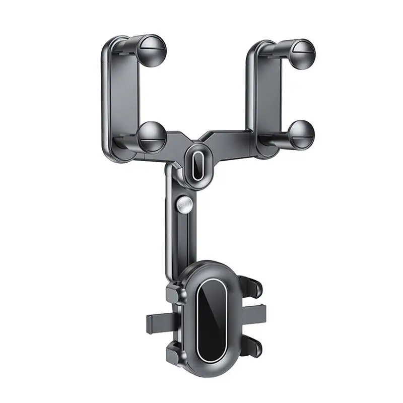 

360 Degrees Rotation Car Phone Stands 360-Degree Rotatable and Retractable Car Phone Stands for Rearview Mirror Cell Phone