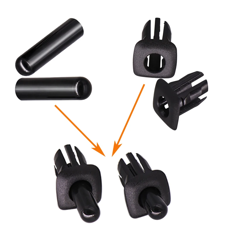 Door Pin Guide Trim Panel Locking Knob Button Cover Car Interior Accessories For X5 X3 X1 325i For BMW F10 F07 E70 E90 F35 F18