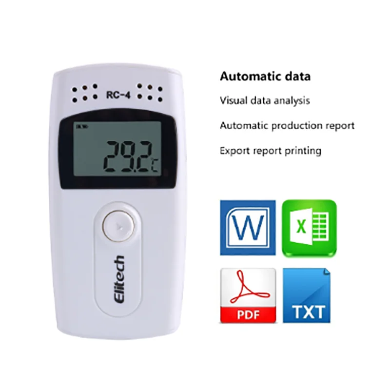 

RC-4 temperature recorder USB warehouse cold chain transportation thermometer cold chain automatic data recorder
