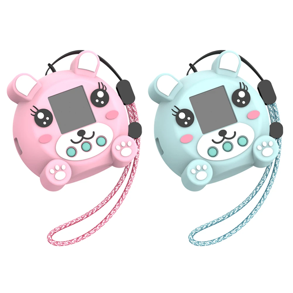For Punirunes Interactive Digital Toy Silicone Case Shockproof Protective Skin Sleeve with Lanyard Cartoon Pets Protective Cover