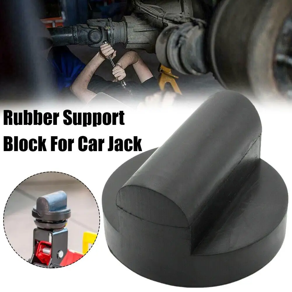 

Car Jack Support Block Car Slotted Frame Rail Floor Jack Support Rubber Pad Adapter For Audi TT RS R8 A6 A7 Black Rubber S7Q2