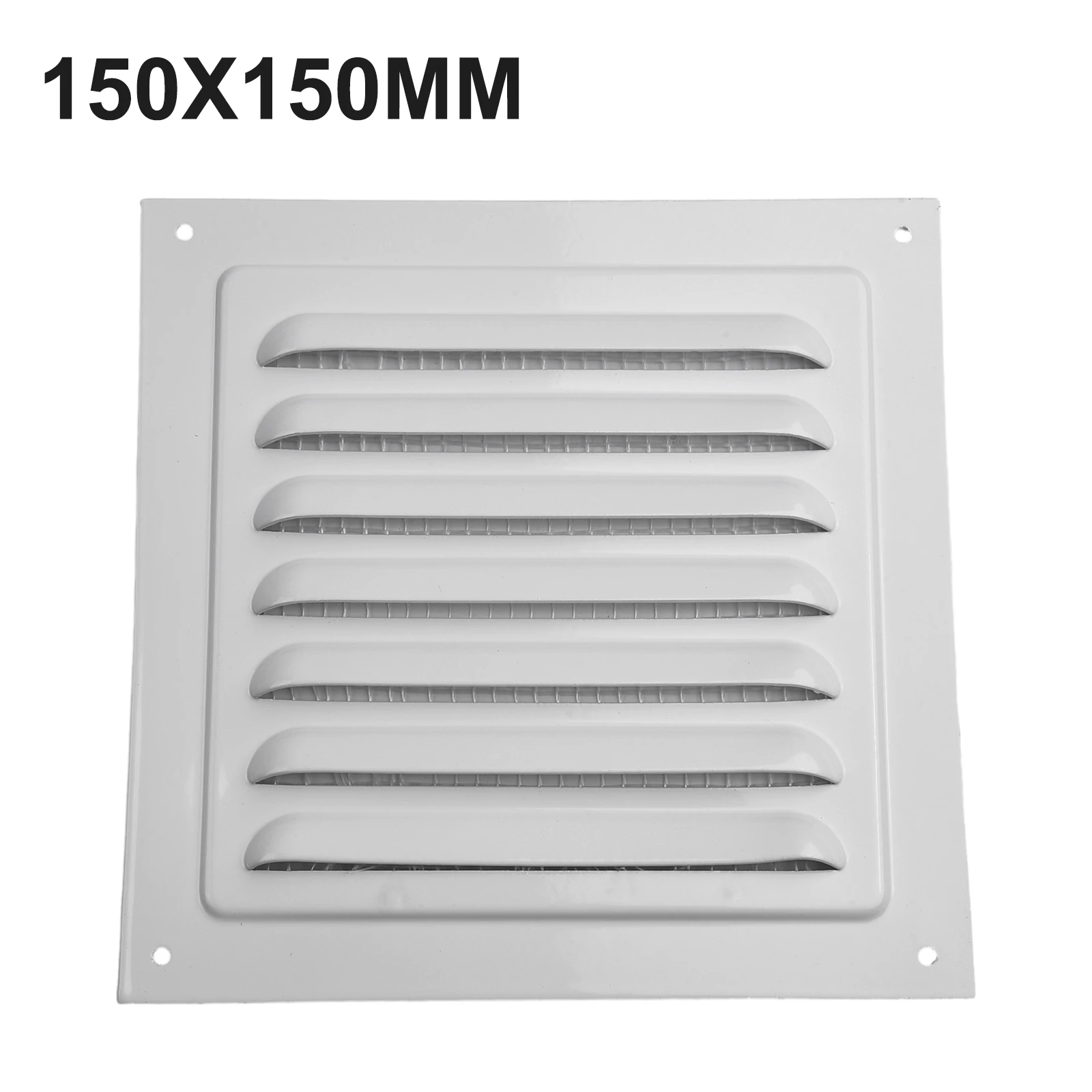 

1pc Aluminum Metal Louver Vent Grille Cover Square Vent Insect Screen Cover For Covering Wall Ceiling Openings Duct Vents