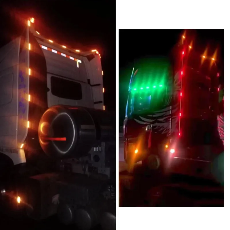 24V Led Knippert Truck Omgevingslicht Dak Bumper Deur Lamp Strip Trailer Vrachtwagen Caravan Accessoires Decoratie Voor Benz Van truck