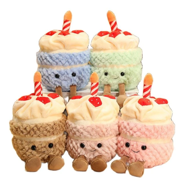 Kawaii Cake Plushie Strawberry Fruit Muffin Bakery Plushies – Kawaiies