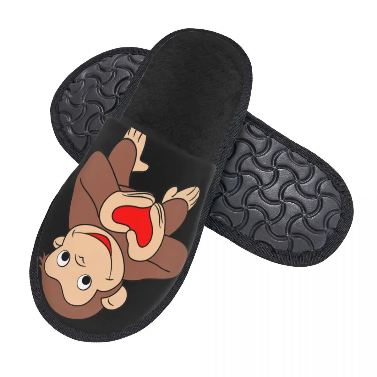 Curious George Slippers Curious George Is All Heart Guest Slippers