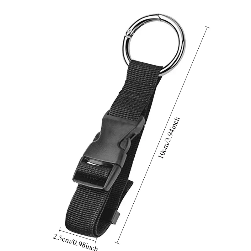 Adjustable Luggage Strap,Luggage Strap, Portable Buckle on The Outside of The Backpack, Jacket Rack, Can Be Clipped Onto Any Bag