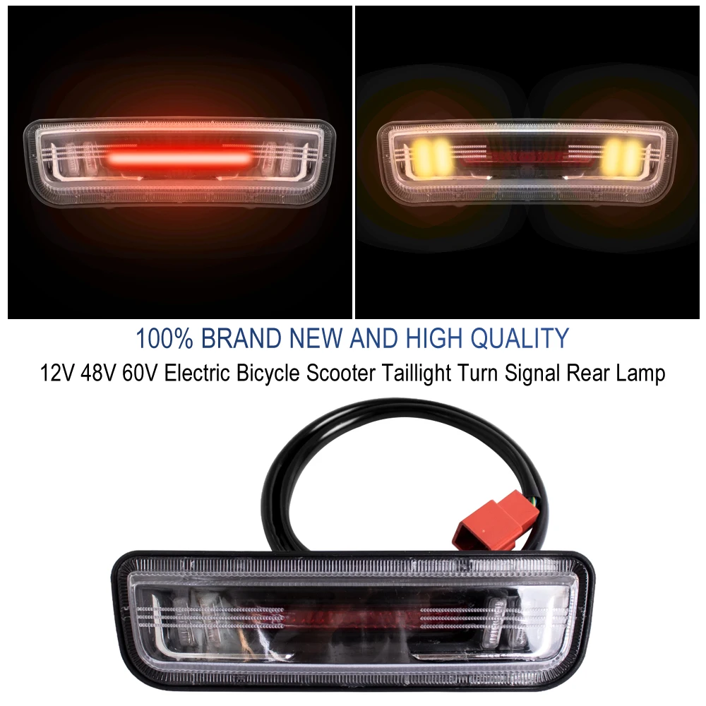 Tail light 12V 48V 60V for Citycoco electric scooter rear LED turn signal brake light replacement parts