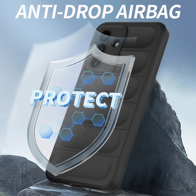 Flexible Rubber Protective Coque Case