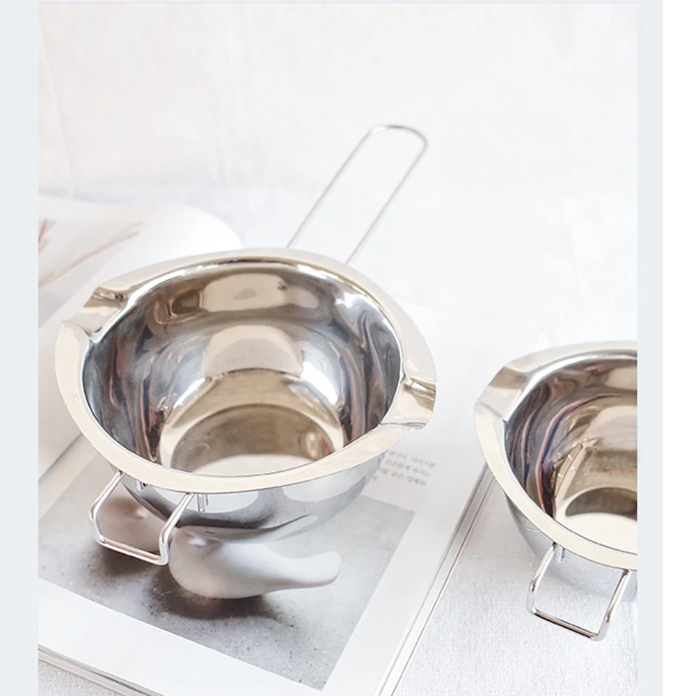 400/600ml Candle Wax Melting Boiler Pot with Heat Resistant Handle for Melting Chocolate Candy and Candle Making Supplies candle wax boiler melting pot candle making supplies