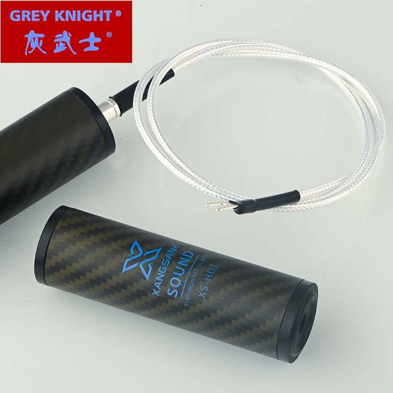 Grey Knight High Fidelity Hifi Scatola Di Messa A Terra In Fibra Di Carbonio Electronic Black Hole Cd Decoder Amplificatore Di Potenza Altoparlante Sc