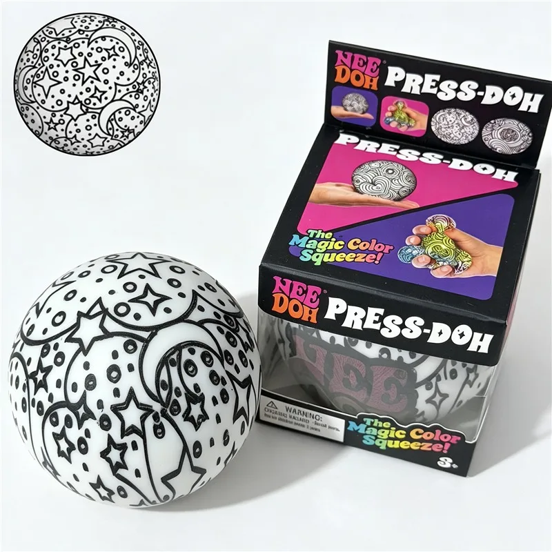 Color-Changing Squishy Stress Relief Ball - Sensory Toy Gift