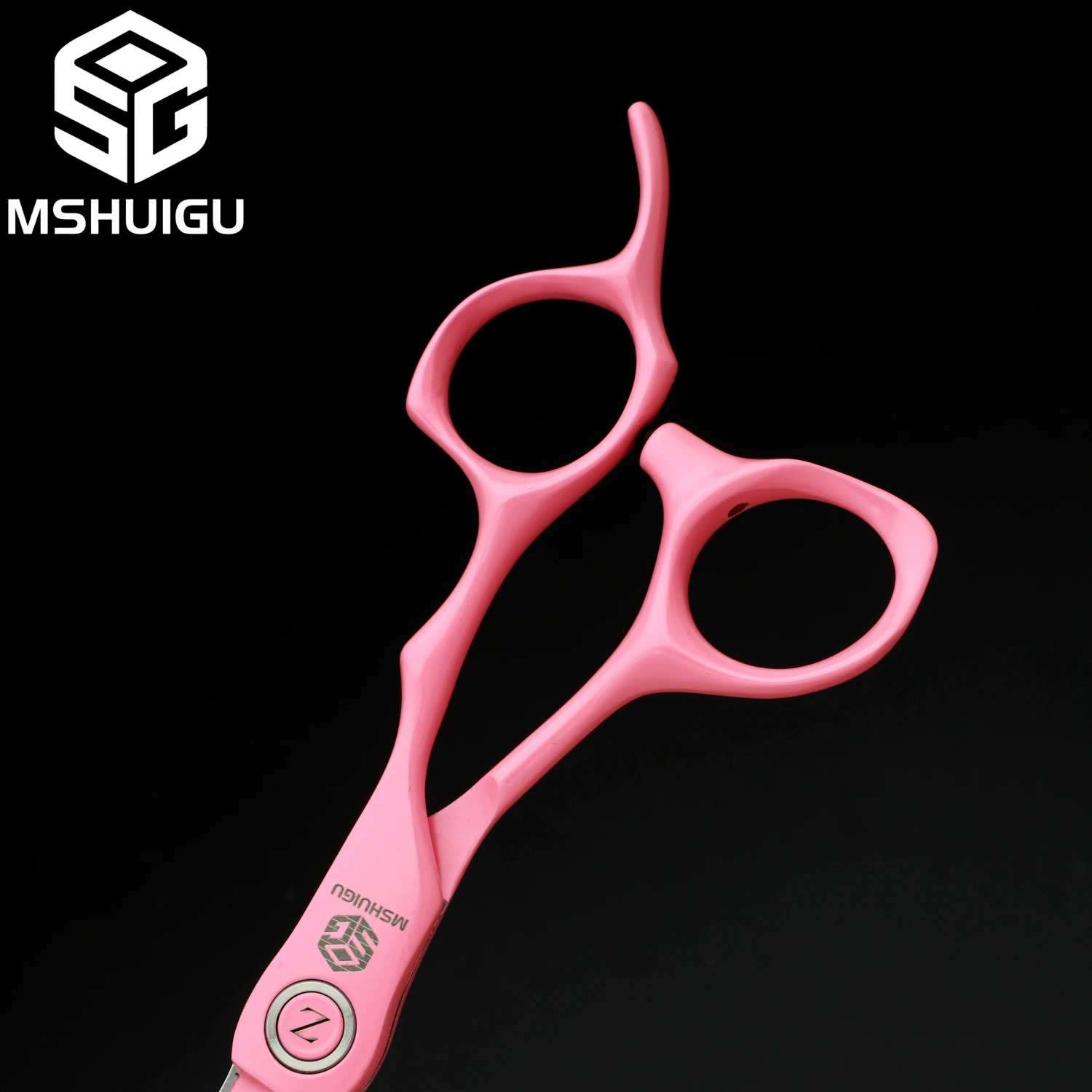 MSHUIGU 6,2 Zoll multifunktionale professionelle Haarschere Effilierschere VG10 Edelstahl Friseurwerkzeuge mit Halskette – Detail 12