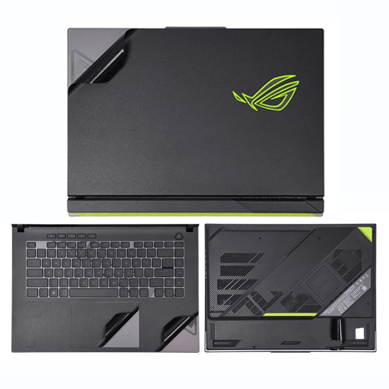 Vinil Laptop Shell Skin para Asus Rog Strix G16 G18 2023 G614j G814j Adesivos Pré-cortados Strix Scar 16 18 G634j G834j