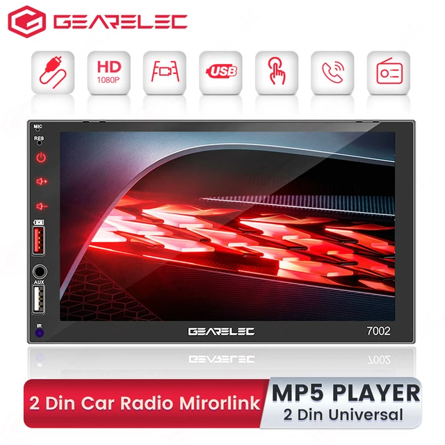 Radio Pantalla táctil Coche, Pantalla Bluetooth del coche, Estéreo Pantalla  Coches