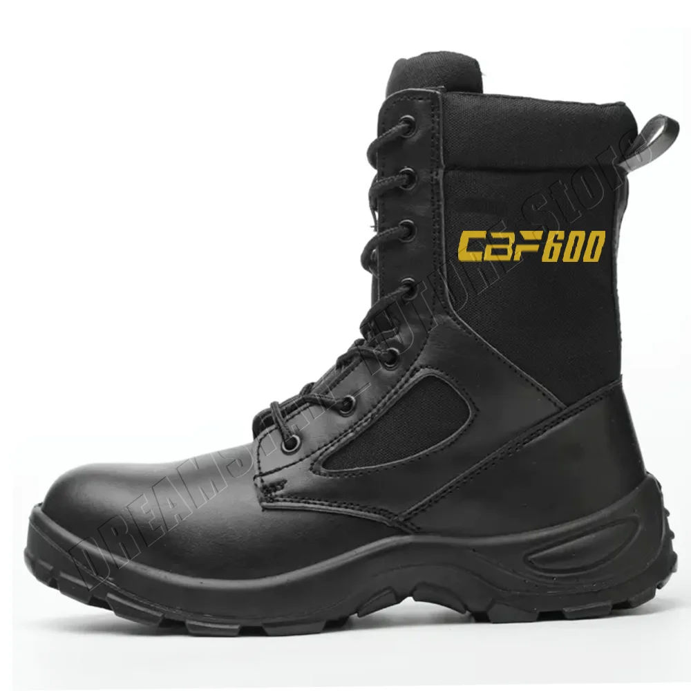

For CBF600S CBF600N 2022 2023 2024 Motorcycle military boots stab proof and anti smashing desert combat adventure shoes
