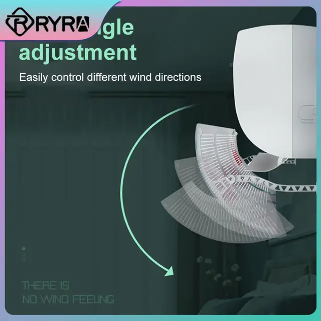 Légkondicionáló Háztartási Szélvédő Nem Teleszkópos Levegő Kimeneti Terelőlemez Szélálló Beltéri Függő