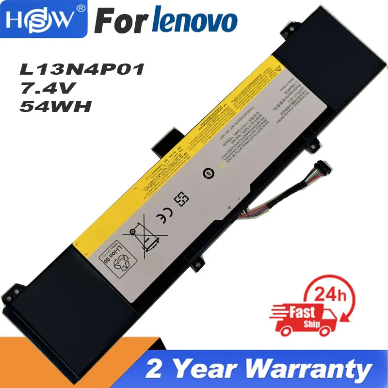 

Новинка 7,4 V 54WH 7400mAh L13M4P02 L13N4P01 Аккумулятор для ноутбука Lenovo Y50-70 Y70 Y70-70 121500250 планшетный ПК