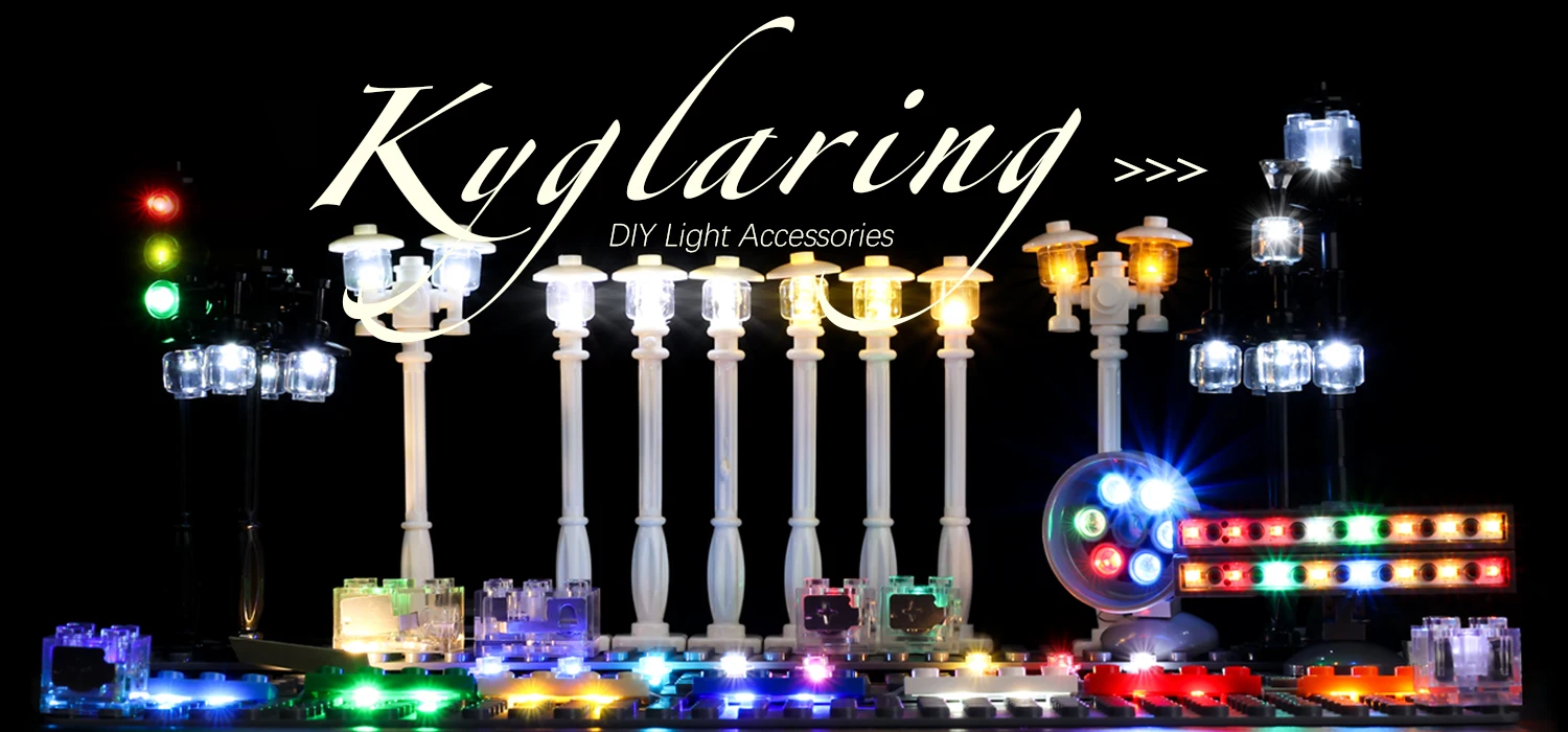  Kyglaring LED Lighting Kit for Lego City Road Plates and Lights  Set Compatible with Lego 60304 Building Kit - Not Include The Model  (Classic Version) : Toys & Games