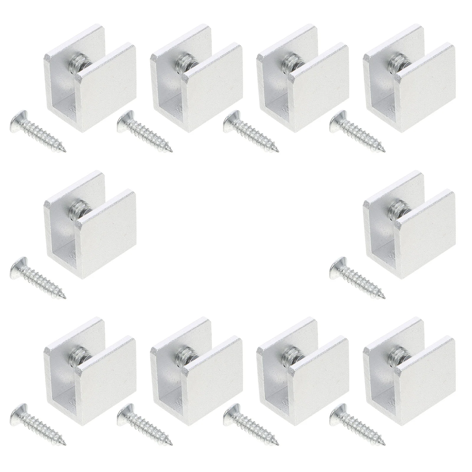 

Glass Sandwich Plate Support Shelf Clamps Holder Bracket Shower Clips Floating Shelves Brackets