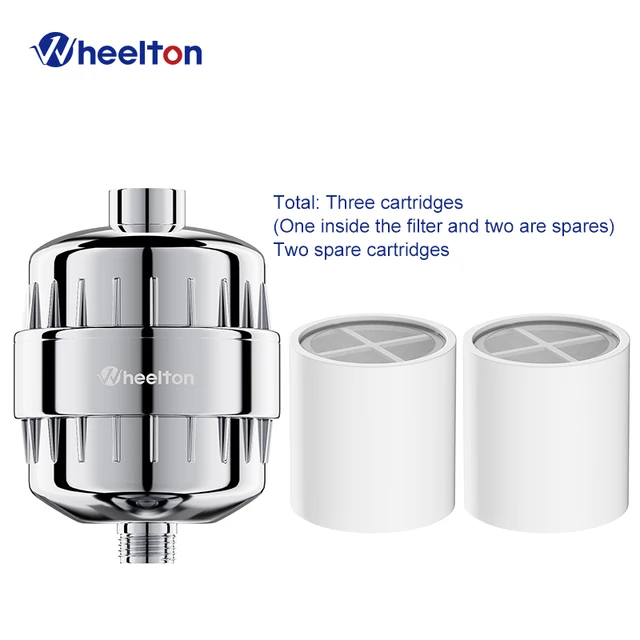 30-Stage Shower Head Filter – High Output, Reduces Chlorine & Hard Water, Vitamin C, Chrome Finish