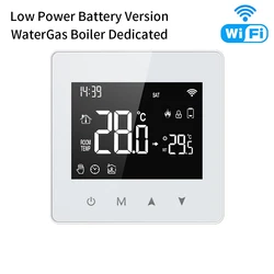 Smart WiFi/ZigBee Thermostat with Battery Power for Water and Gas Boilers (WiFi Version)
