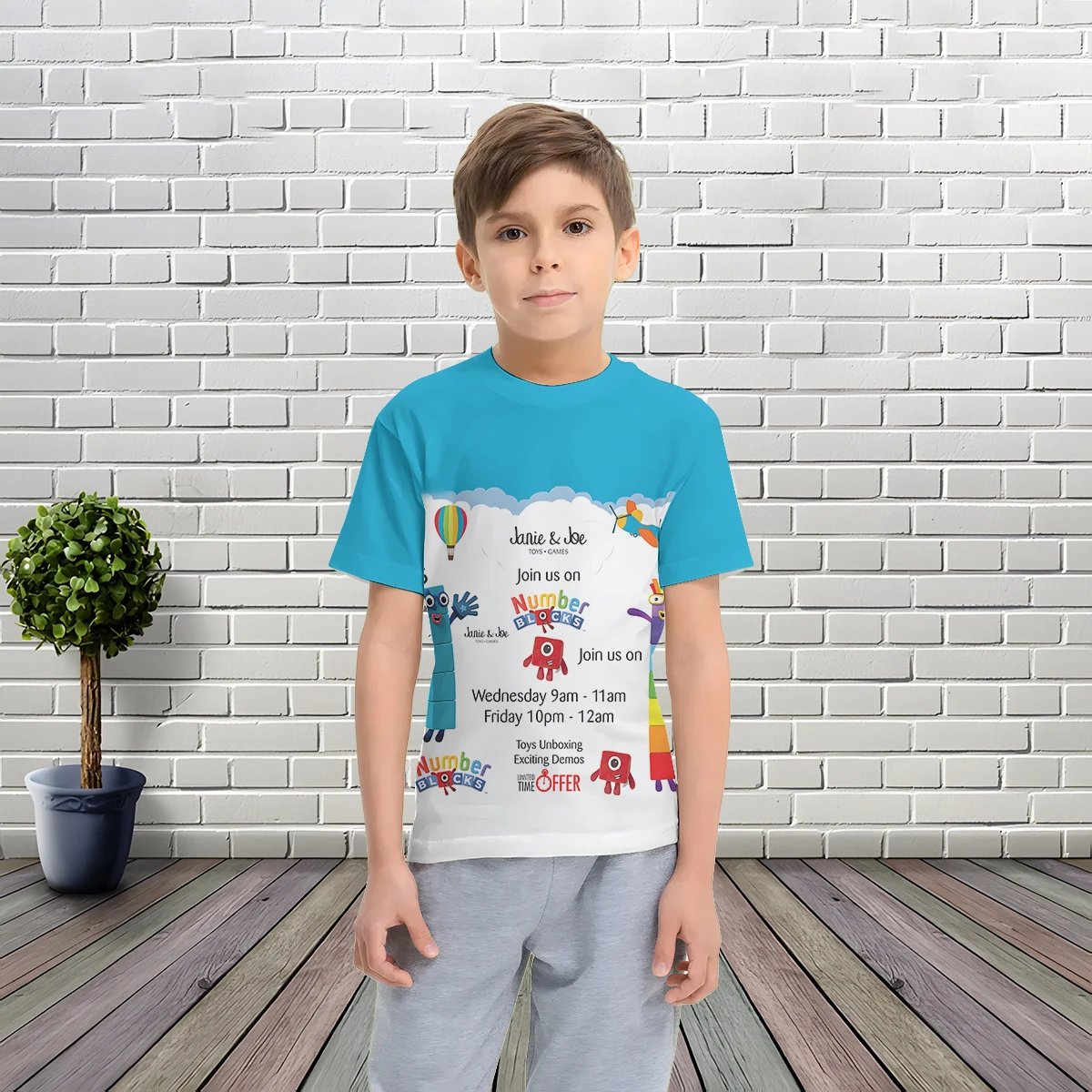 Anime NumberBlocks 3D Print Baby Clothing 5 to 14 Years Male Outdoor Clothes for Children Boy Girl Child T-Shirt Top Shirts 6
