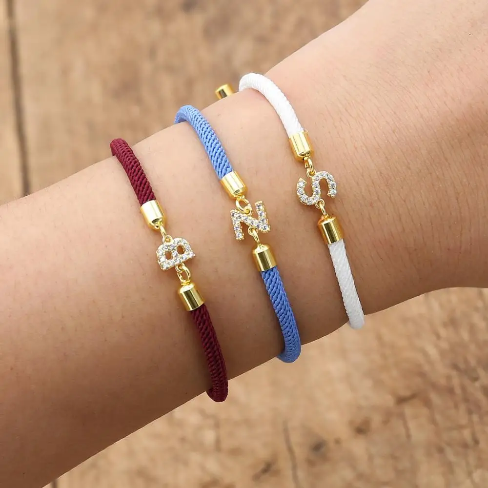 ブレスレット 専用品 女性のための手作りチャームブレスレット,26イニシャル,ジュエリー