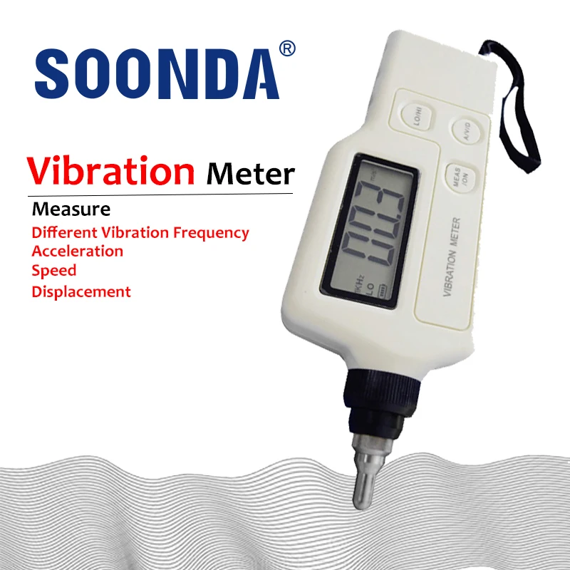 

Integrated Vibration Meter Motor Probe Fault Vibration Tester Detector Analyzer Vibrometer Seismometer Shake Frequency Counter