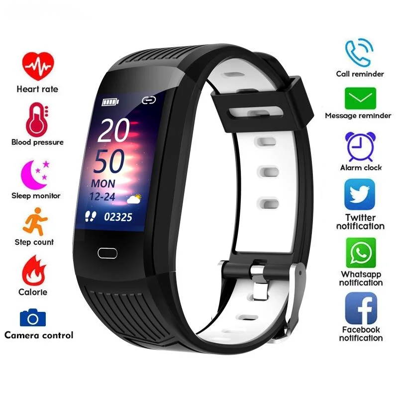 2023Smart Bracelet Digital Watch Sports Heart Rate Monitor Connected