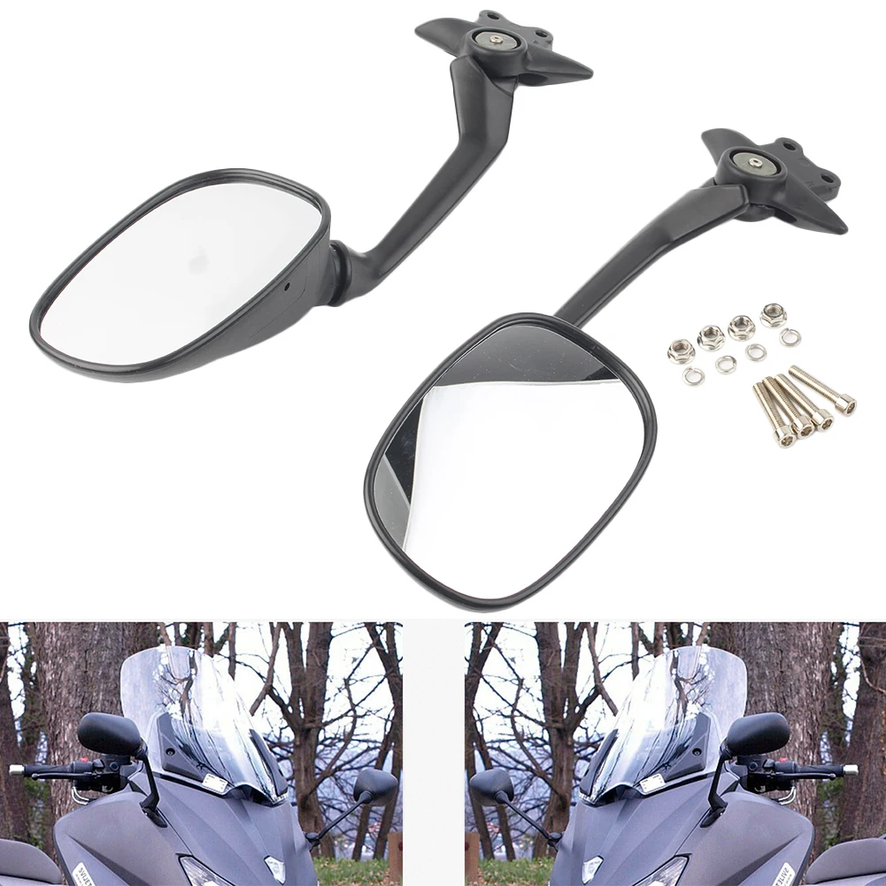 

Motorcycle Rear View Side Mirrors Assembly Kit For Yamaha T-MAX 530 TMAX530 2012 2013 2014 2015 2016 Matte Black