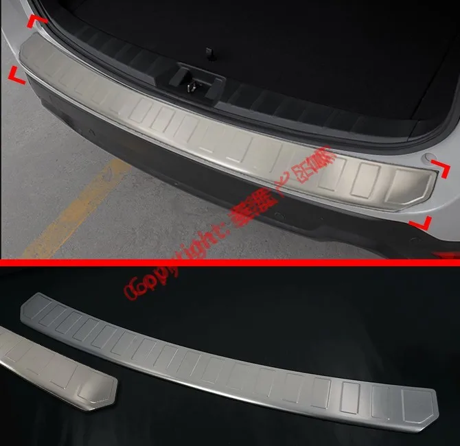 

Stainless Steel Rear Bumper Sill Protector For Subaru Forester SK 2018 2019 Car Accessories Stickers