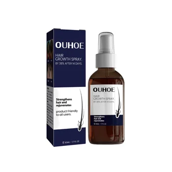 Spray per la crescita dei capelli Nutriente Idratante Più spesso Riparazione più lunga Danni Rafforzare il trattamento del cuoio capelluto Prodotti per l'olio per la cura dei capelli 50ml