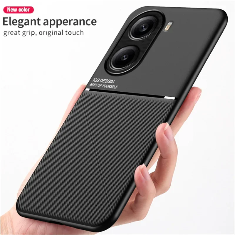 Rugged Non-Slip Protective Magnetic Phone Case with Car Suction Holder
