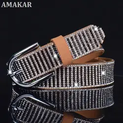 Korean Belts for Women Flocking Belt Rhinestone Belt Trouser Belt Skirt Belt Waist Cover Versatile Simple Punk Women's Belt