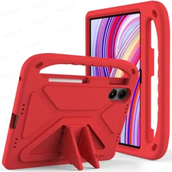 Kids Shockproof EVA Case with Handle for Honor Pad X8a 11inch (Red)