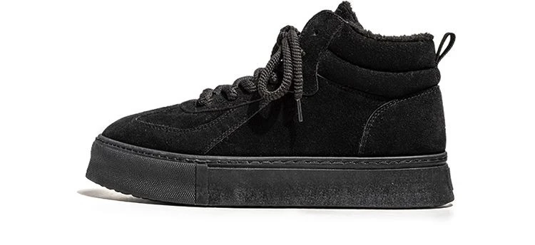 Herren Winter Vintage High-top Stiefel Mit Warmem Fleecefutter_voghion.com