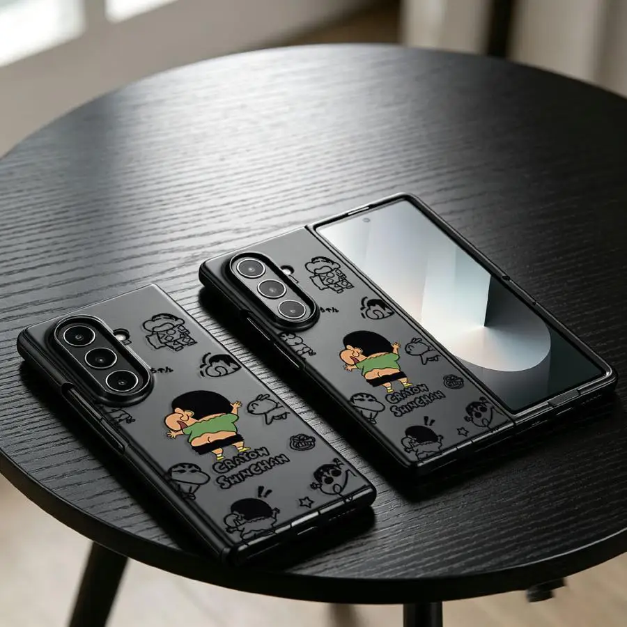 Funny Shin-Chans Themed Foldable Phone Case