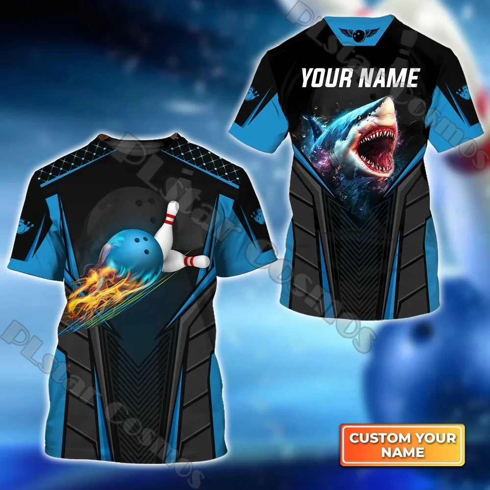 Sommer Neueste Mens t shirt Personalisierte Name Bowling Team 3D Volle Gedruckt Unisex Casual T-shirt Geschenk Für Bowling Liebhaber DW206 – Detail 29