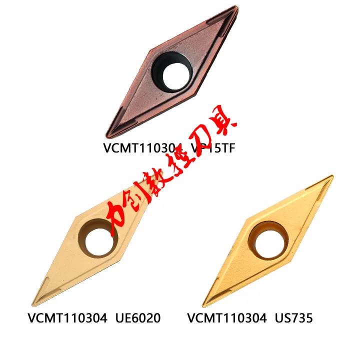 

35 Degree Diamond Shaped Inner Hole Turning Tool Grain VCMT110304 VP15TF/US735/UE6020/NX2525 3070m Milwaukee