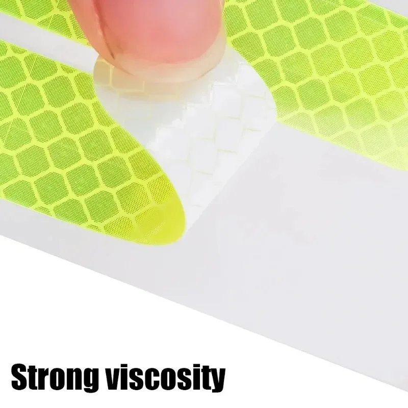 80-10PCS Helmet Reflective Stickers Tape for Night Riding