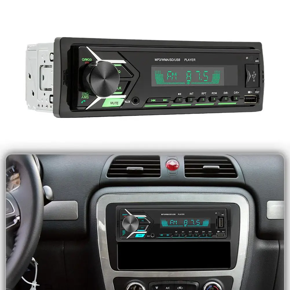 

Universal 1 DIN Car Radio Audio 1din Bluetooth Stereo 45W Receiver FM Player Radios 7 Auto MP3 Radio Multimedia Color Light H1W8