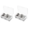60Pcs Inflation Needle Stainless Steel Ball Pump Needle Durable Air Pump Accessories for Basketball Football Volleyball 5