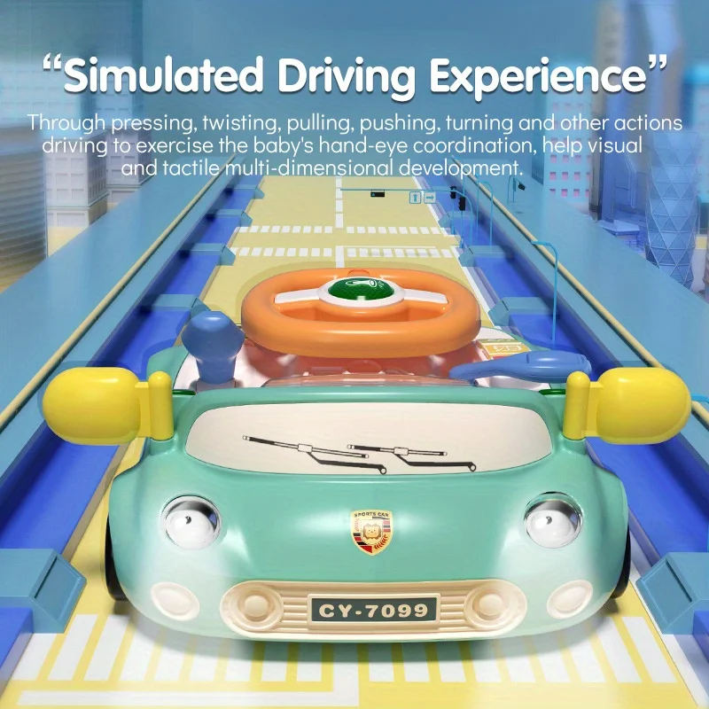 Light Music Simulation Toy for Music Electric Steering Wheel 3
