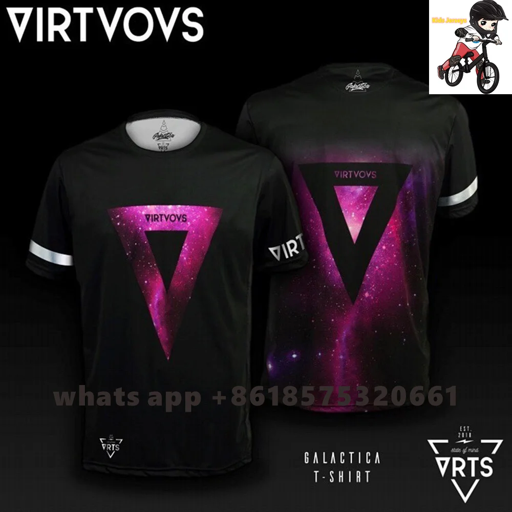 

Virtuous Team Mtb Motocross Jersey Maillot Dh Kids Cycling Downhill Jersey Youth Racing Gear Jersey Mtb Shirt Boys Mtb T-shirts