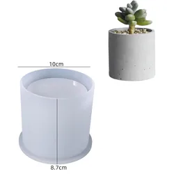 Versatile Round Silicone Mold for Crafting and Home Decor (Round pot mold)
