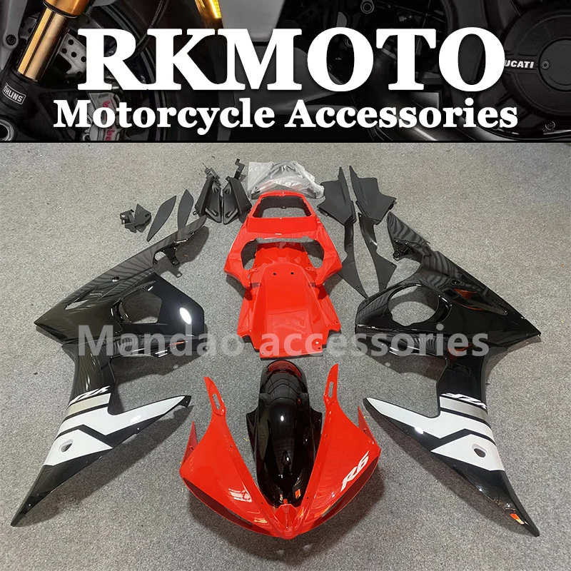 

NEW ABS Motorcycle Injection Fairing Kit fit For YZF R6 2003 2004 2005 03 04 05 Bodywork fairings kits set Black Red