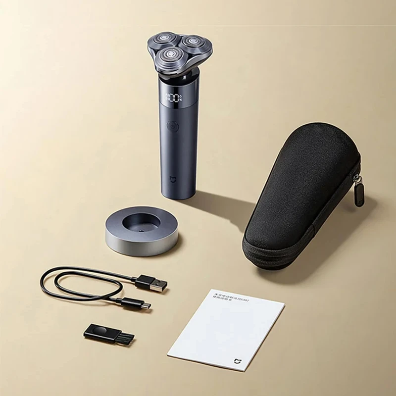 Xiaomi Mijia Men Electric Shaver S302 Beard Trimmer Machine Shaving Portable Flex Razor IPX7 Washable Trimer 1h Quick Charging